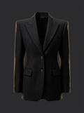 Blazer de Alfaiataria Preto
