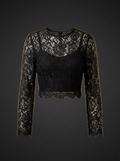 Blusa Cropped Renda