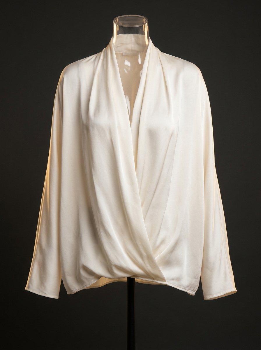 Blusa de Seda Off-white