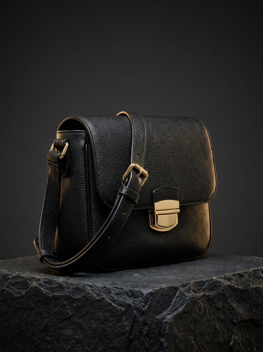 Bolsa Transversal de Couro