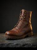 Bota Coturno de Couro