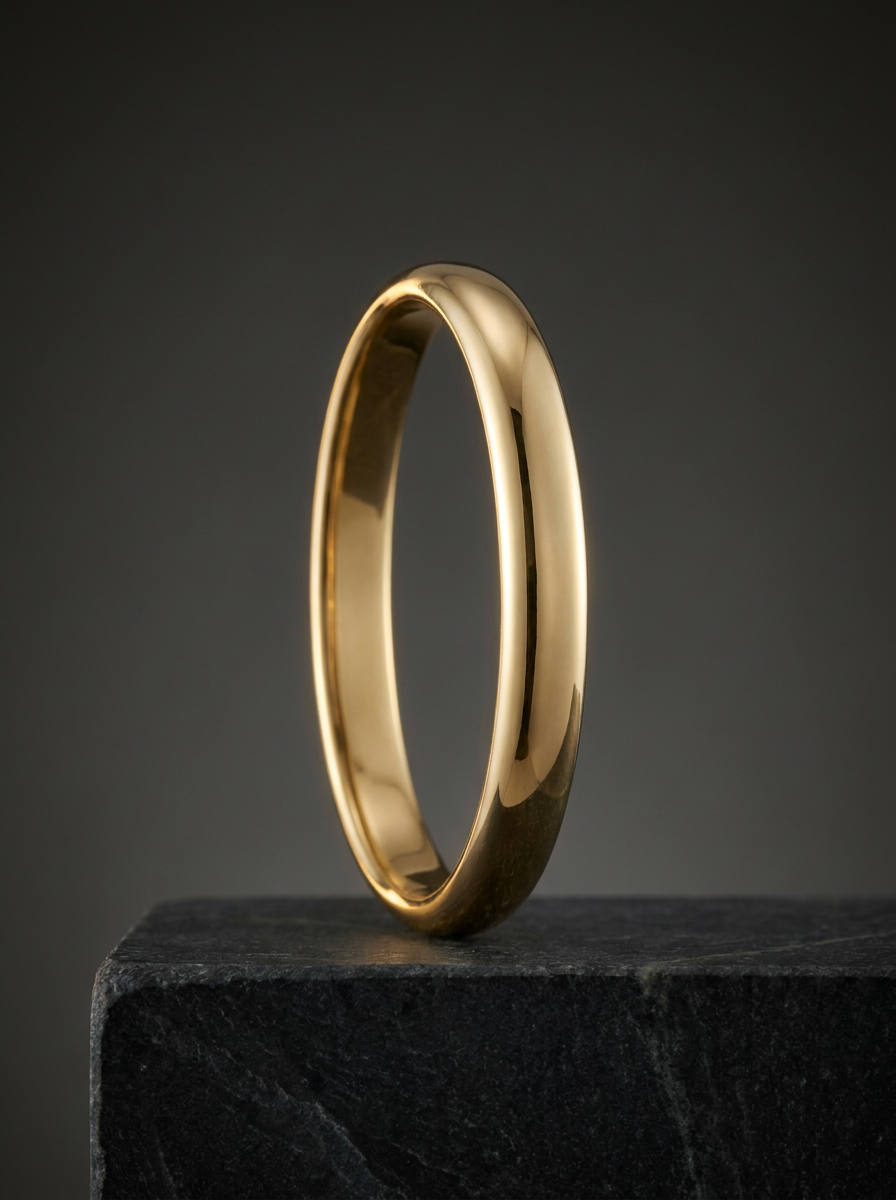 Bracelete Rígido Dourado