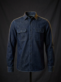 Camisa Jeans Manga Longa