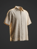Camisa Linho Manga Curta