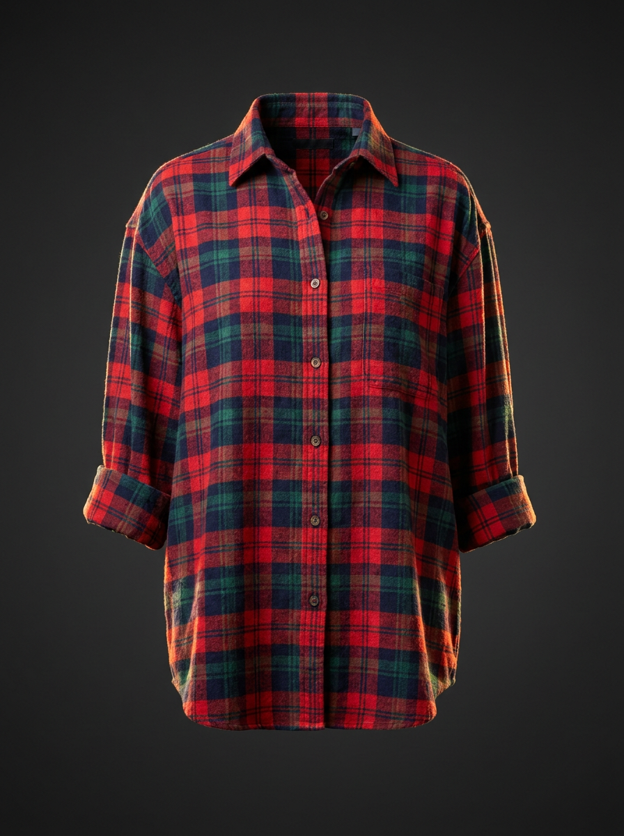 Camisa Oversized Xadrez