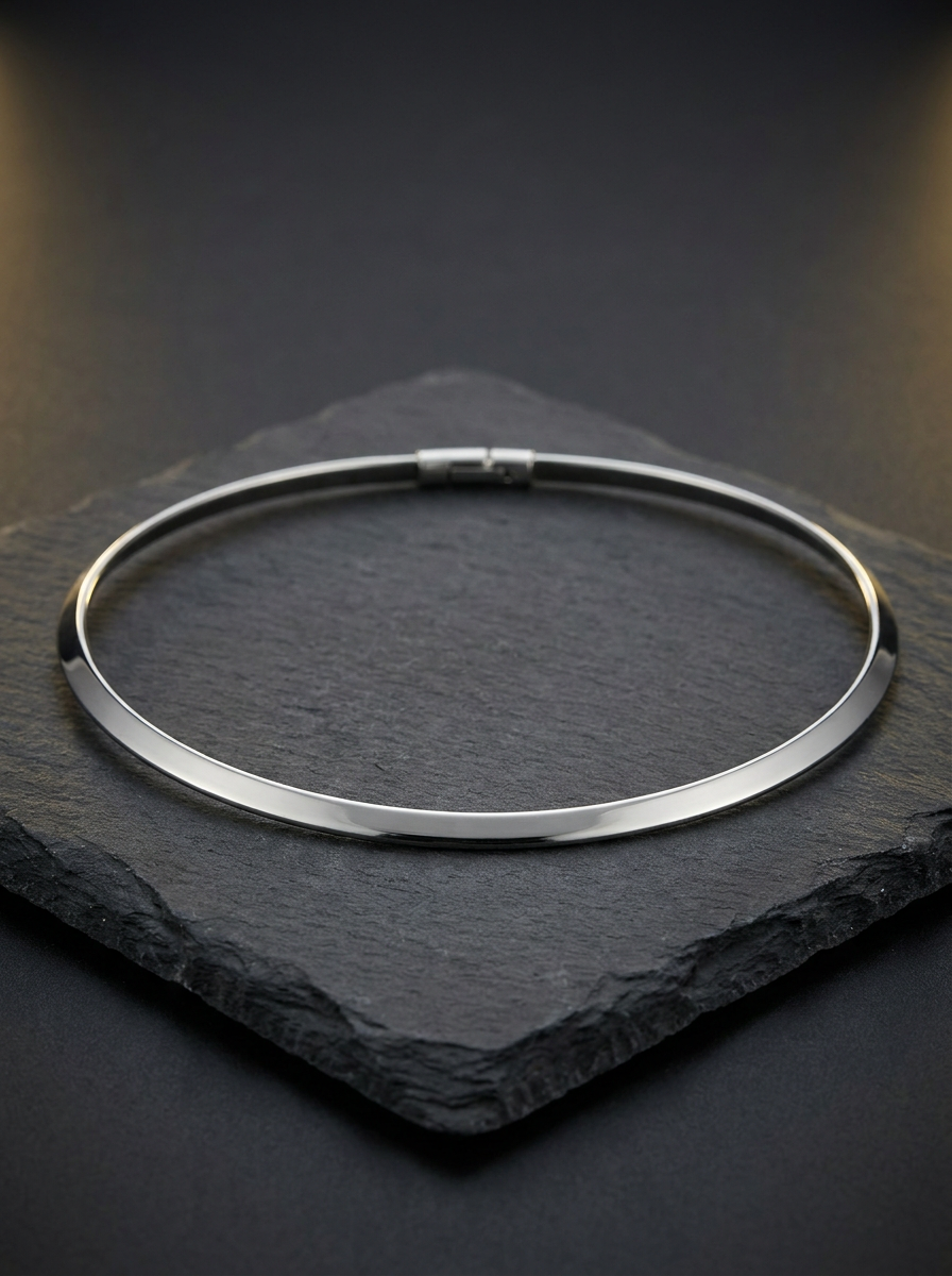 Colar Choker de Aço
