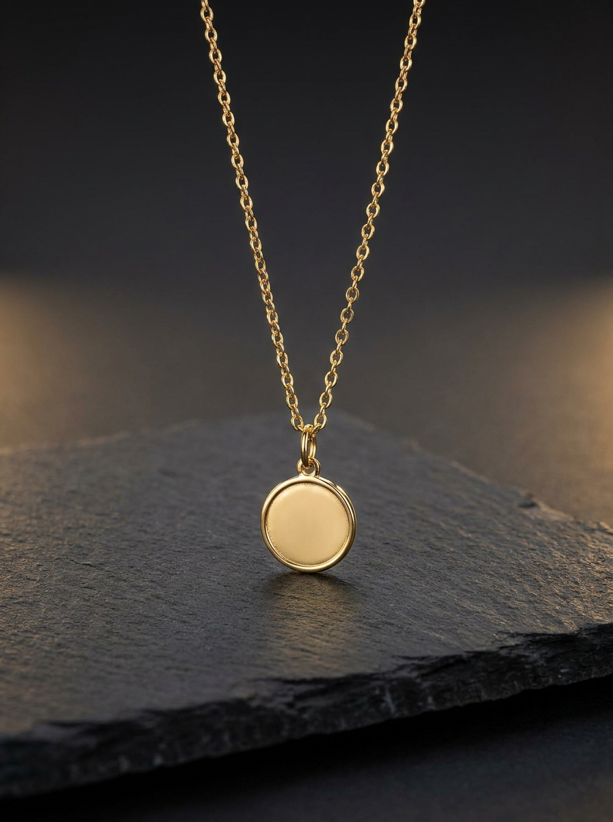 Colar Pingente Dourado
