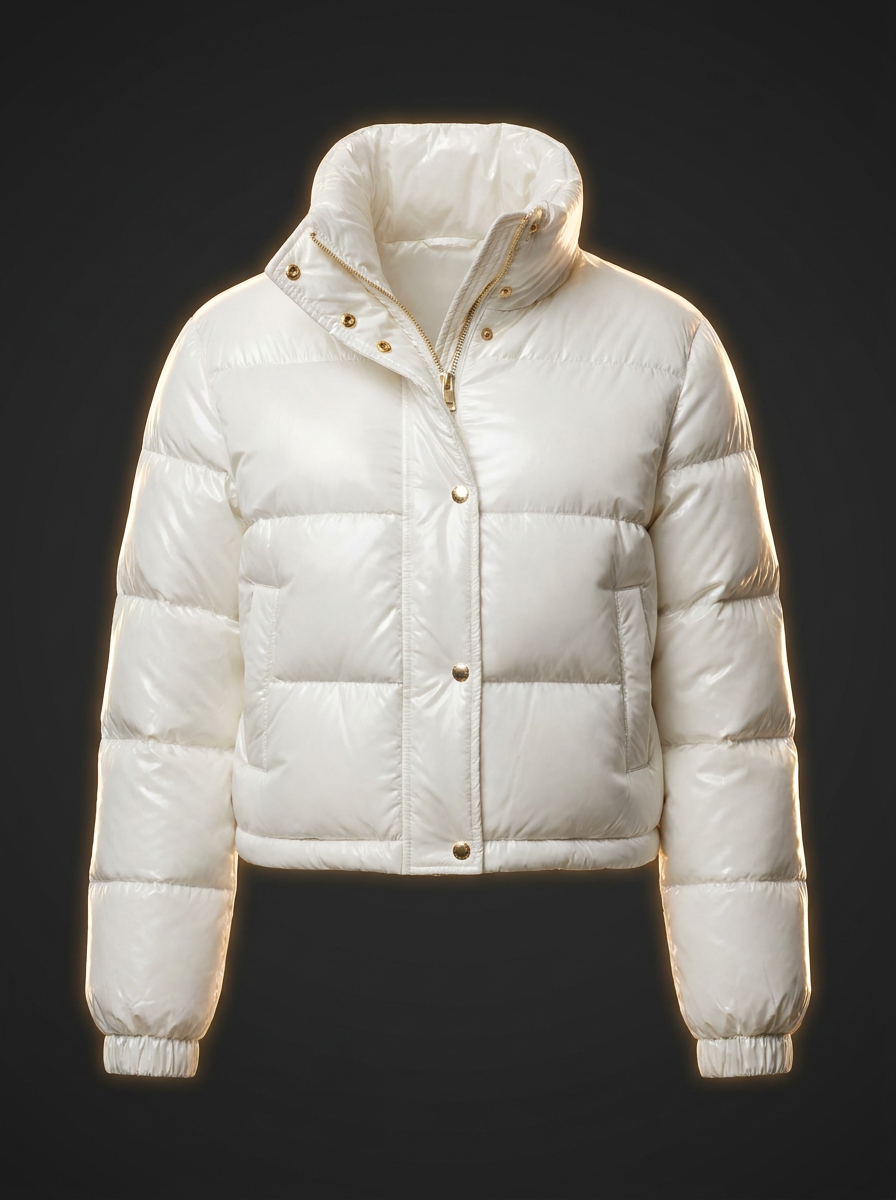 Jaqueta Puffer Cropped