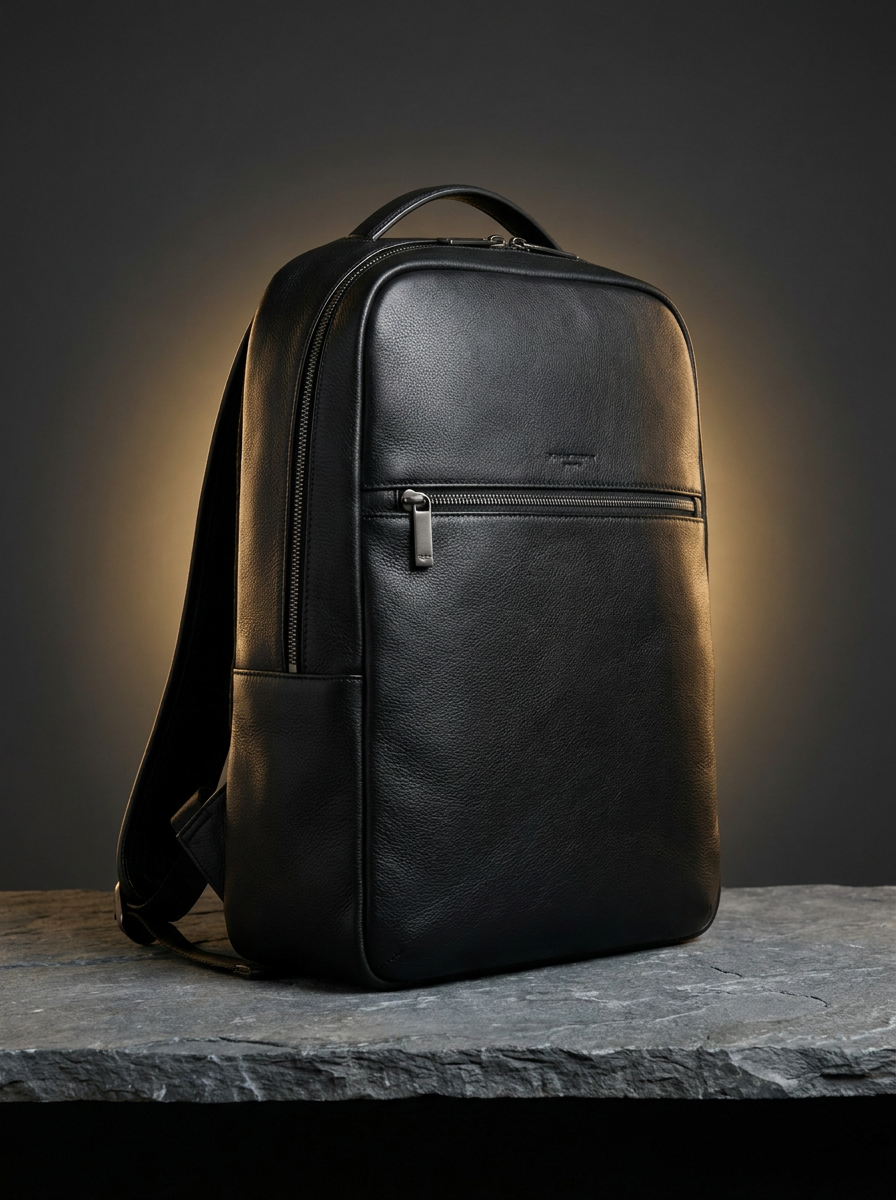 Mochila de Couro Executiva