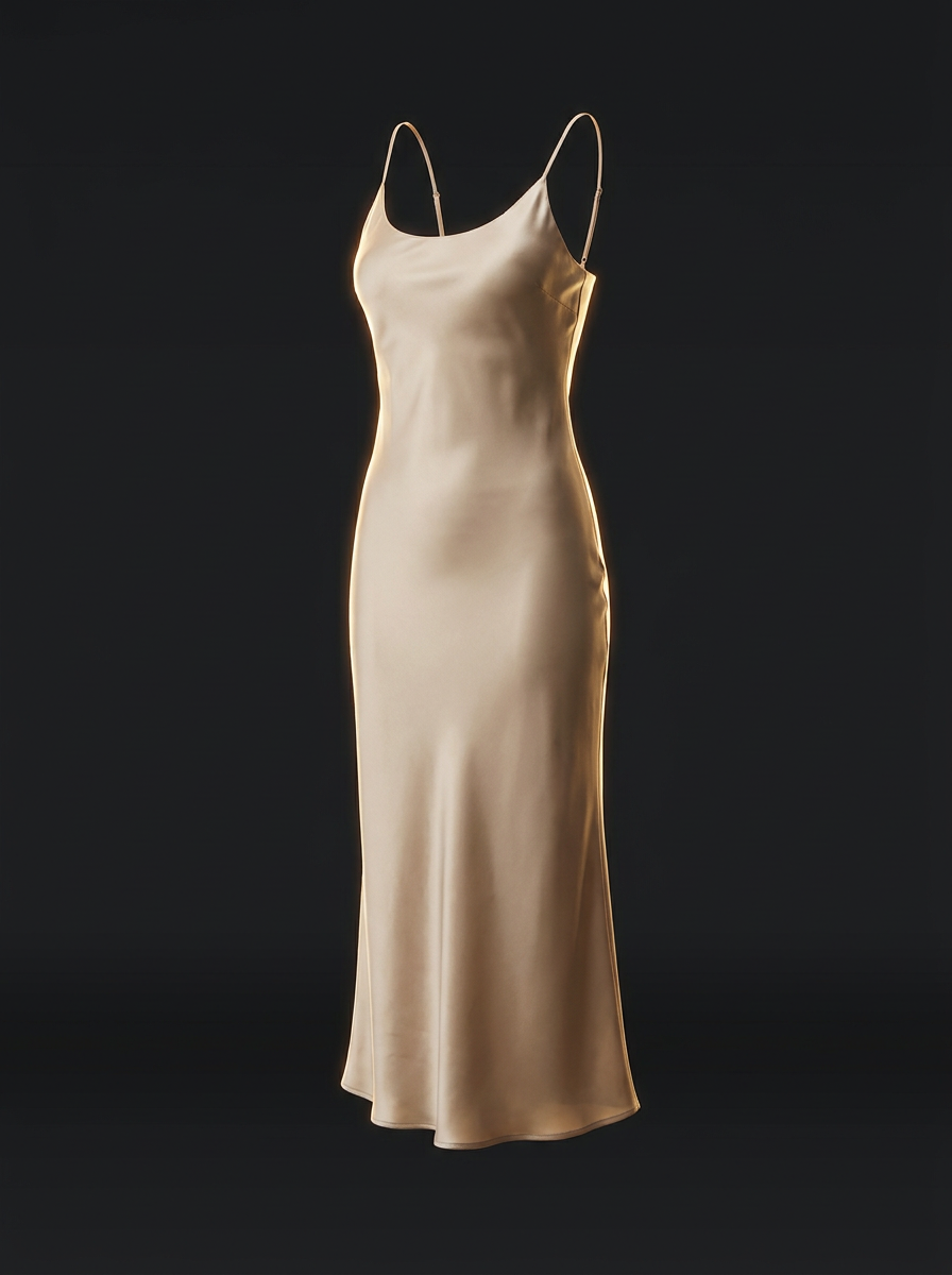 Vestido Slip Midi