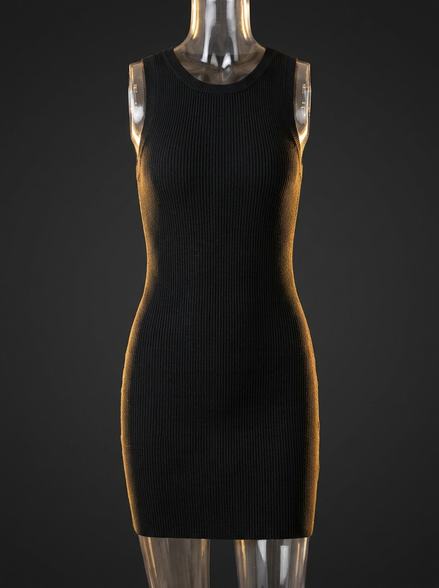 Vestido Tubinho de Tricot